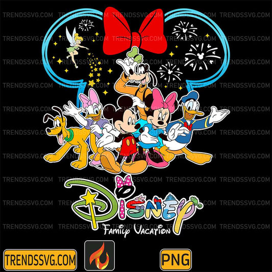 Disney-Minnie-Family-Vacation-Png