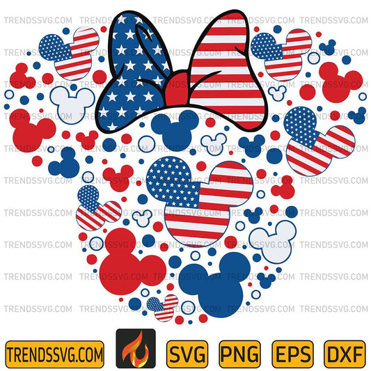 Disney-Minnie-Mouse-American-4th-Of-July-Svg