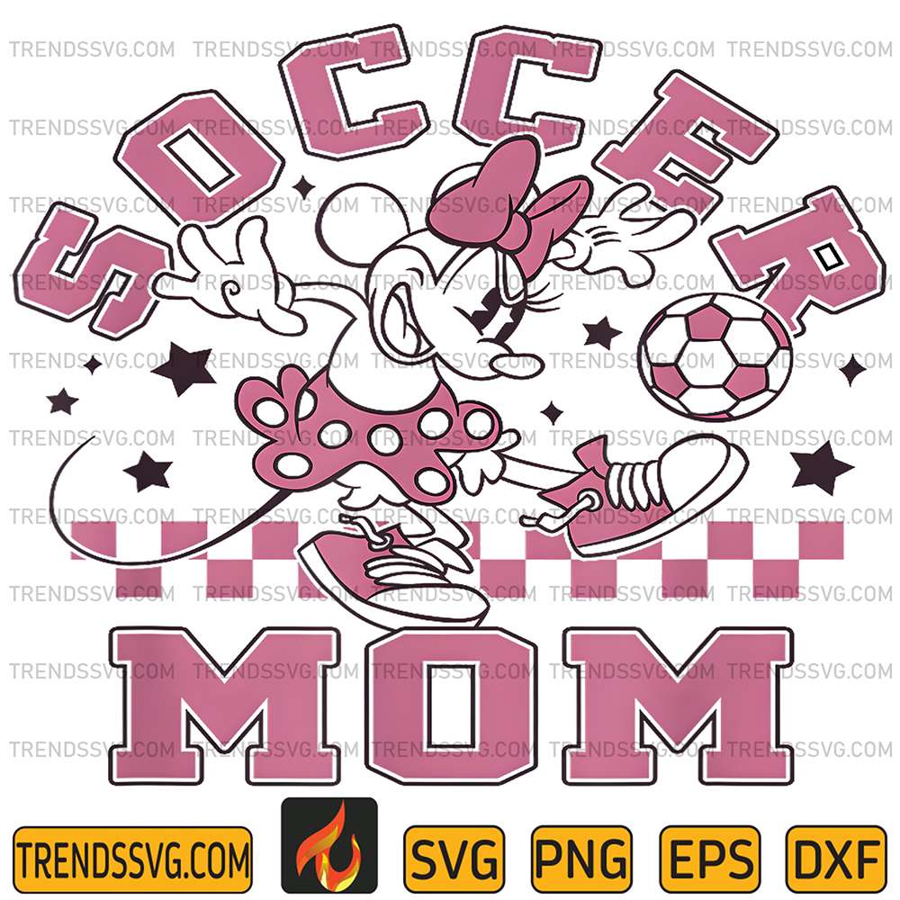Disney-Minnie-Mouse-Soccer-Mom-Svg