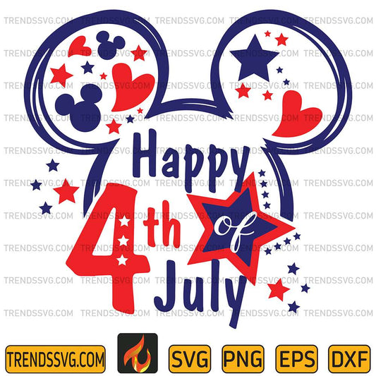 Disney-Mouse-Happy-4th-Of-July-Svg