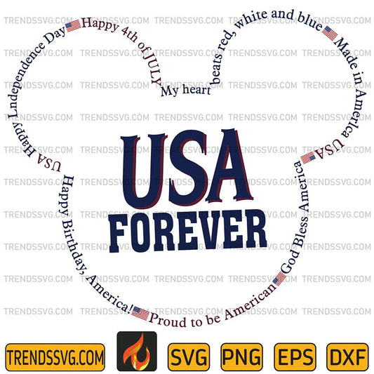 Disney-Mouse-Usa-Forever-4th-Of-July-Svg