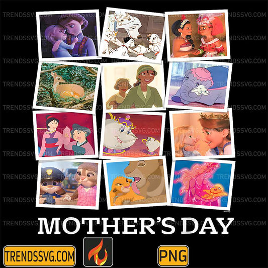 Disney-Movie-Moms-And-Kids-Mother-s-Day-Png
