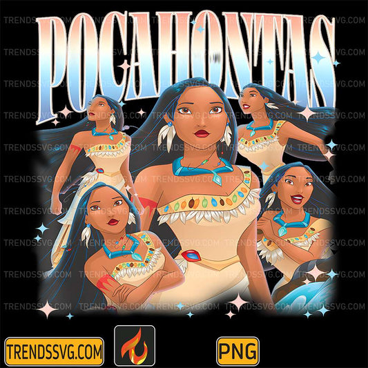 Disney-Pocahontas-Empowered-Princess-Multiple-Poses-Png