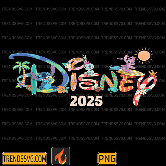 Disney-Stitch-And-Friends-Logo-Group-Matching-2025-Vacation-Png