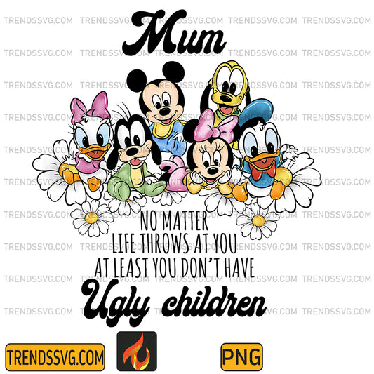 DisneyFriendsMumNoMatterLifeThrowPNG