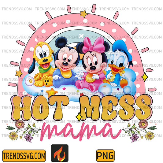 DisneyMickeyFriendsHotMessMamaPng