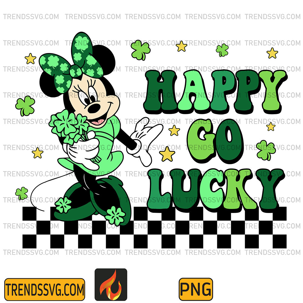 DisneyMinnieHappyGoLuckyStPatrick_sDayPng