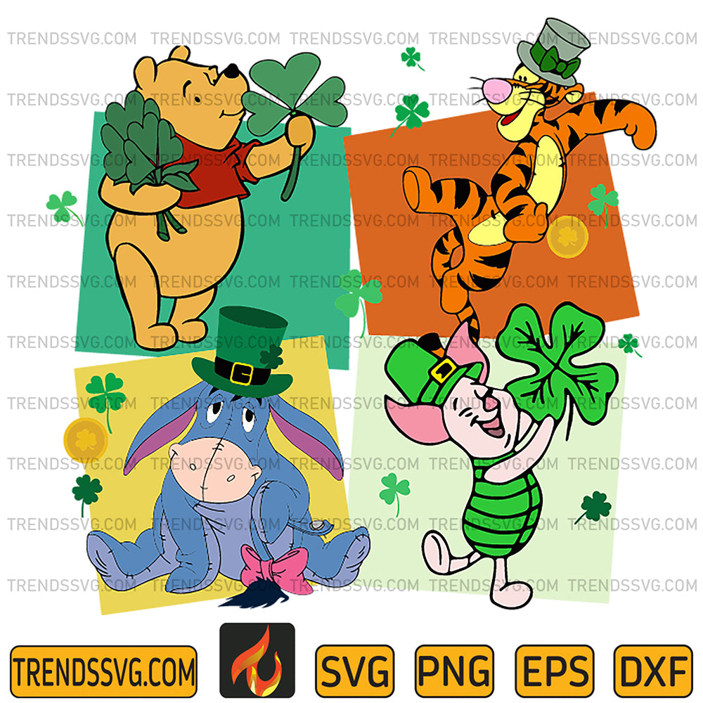 DisneyPoohCharactersLuckyPatricksDaySvg_3a