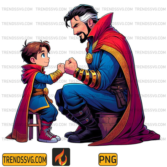 Doctor-Strange-Dad-And-Son-Png_3