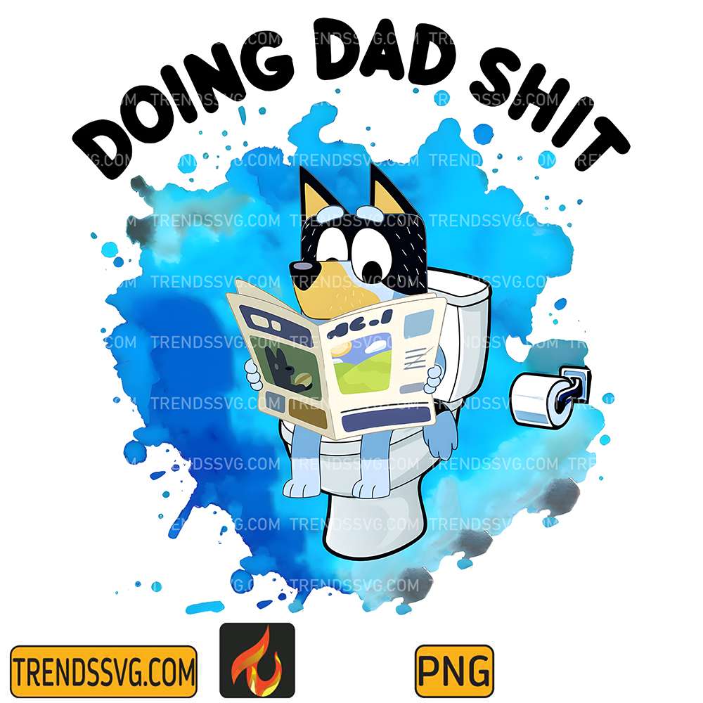Doing-Dad-Stuff-Bluey-Png