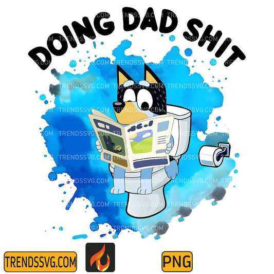 Doing-Dad-Stuff-Bluey-Png