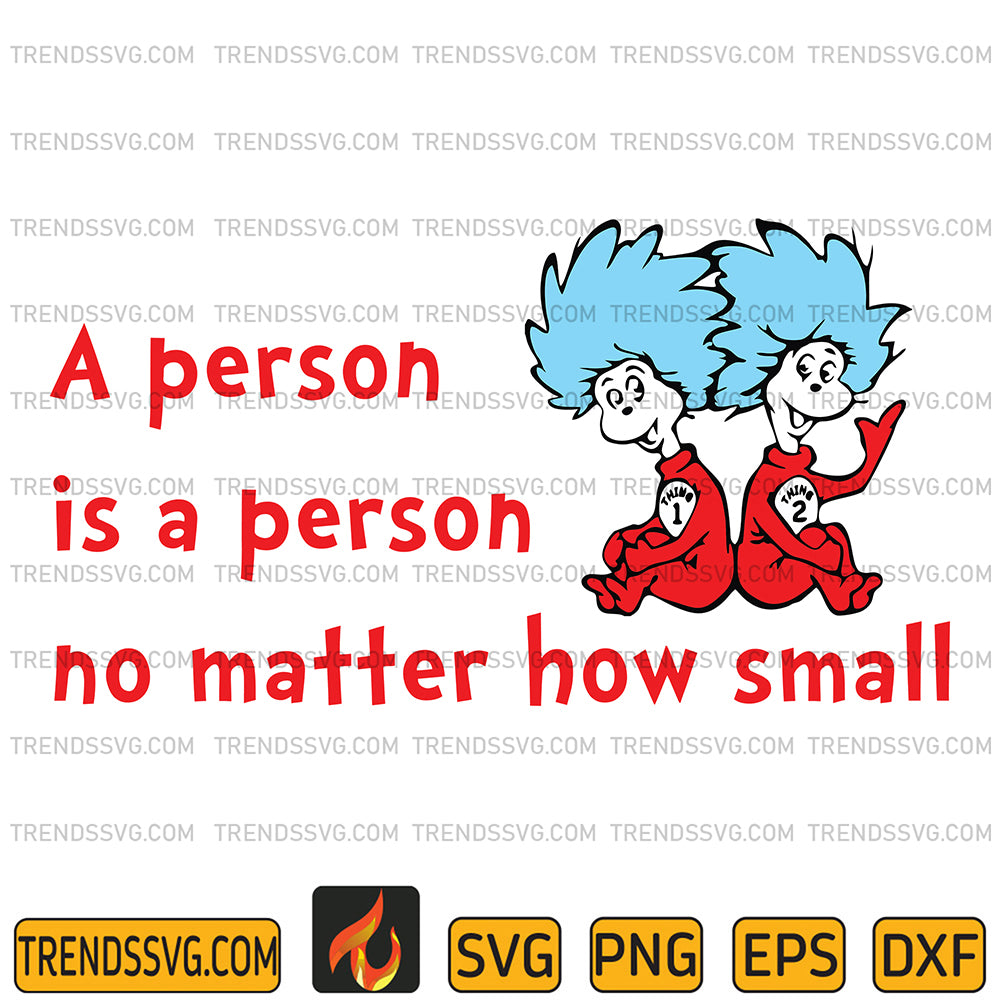 DrSeussAPersonIsAPersonNoMatterHowSmallSvg