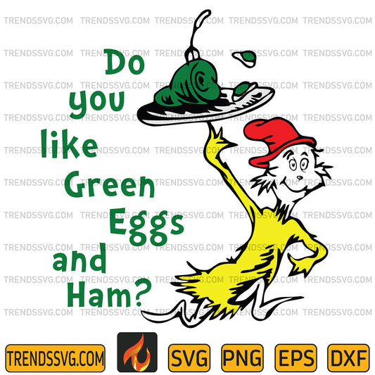 DrSeussDoYouLikeGreenEggsAndHamSvg