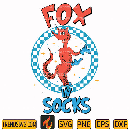 DrSeussFoxInSocksSvg