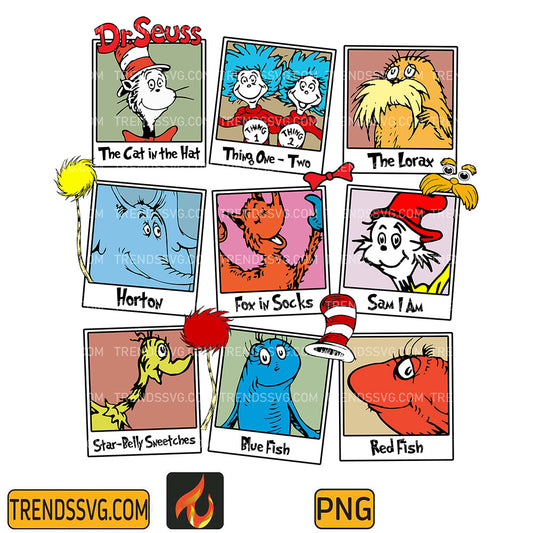 DrSeussFriendsCharactersPng