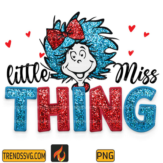 DrSeussGlitterLittleMissThingPng
