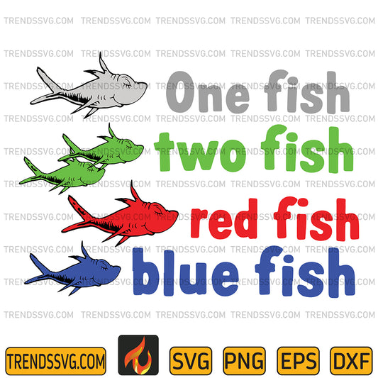 DrSeussOneFishTwoFishRedFishBlueFishSvg_1