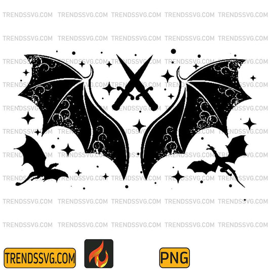 Dragon-Fourth-Wing-Png-3
