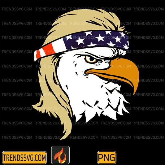 Eagles-Mullet-America-4th-Of-July-Png