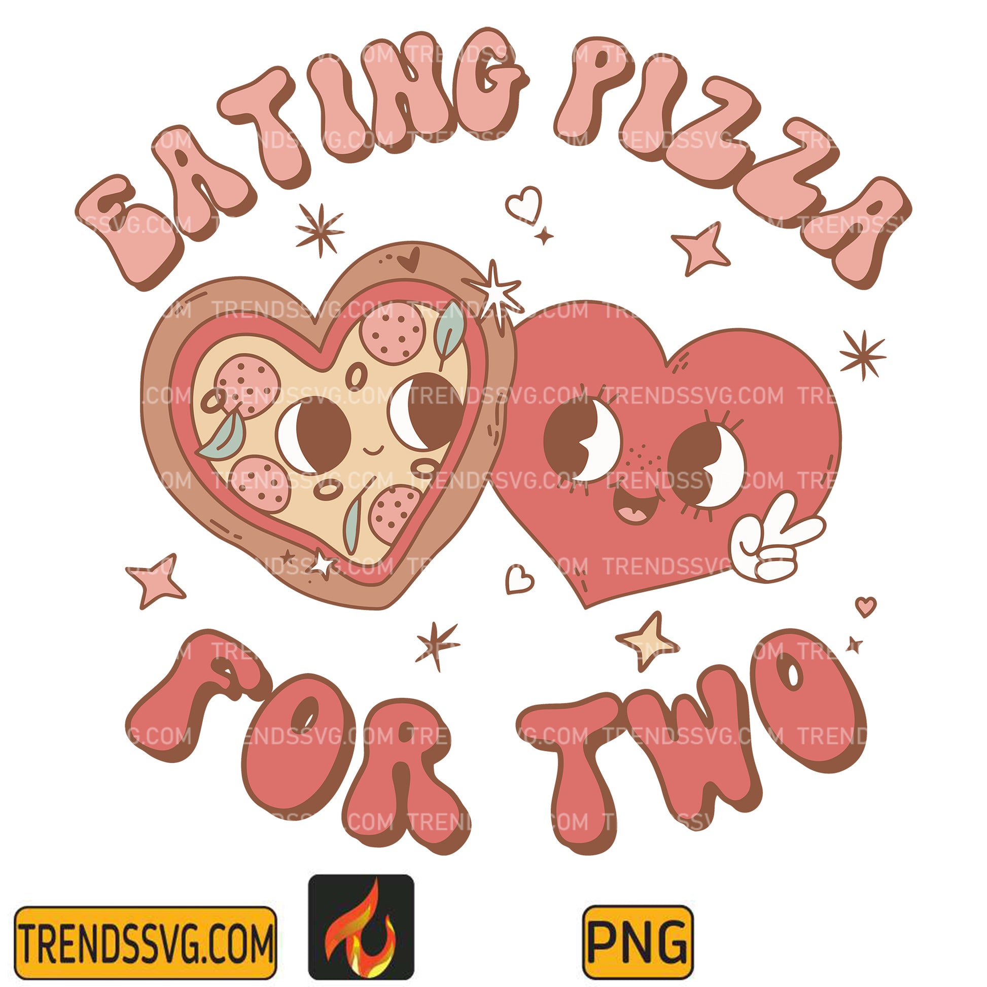 EatingPizzaForTwoValentinePng