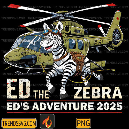 Ed-The-Zebra-2025-Adventure-Retro-Vintage-Png