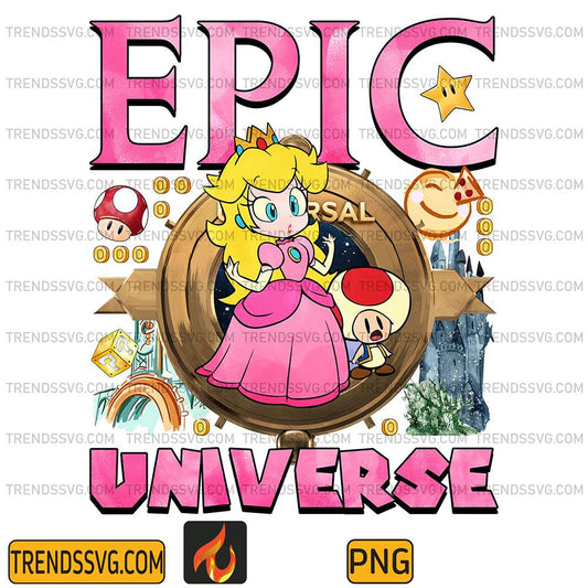 Epic-Universe-Mario-Princess-Peach-Png