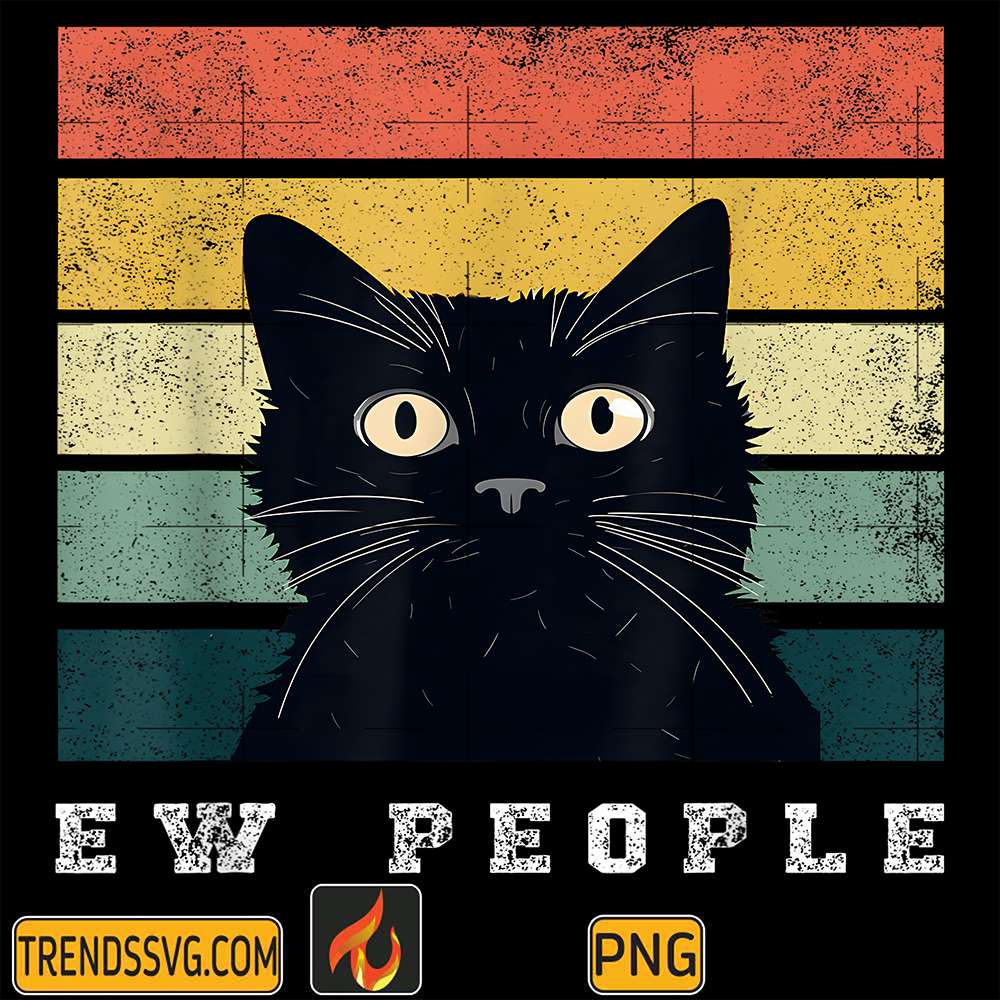 Ew-People-Retro-Funny-Cat-Png