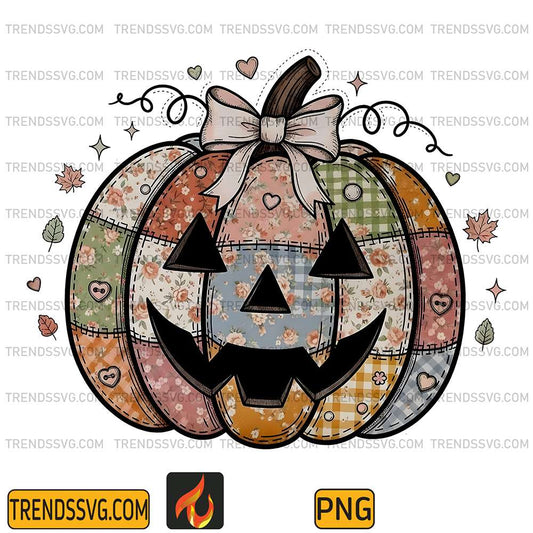 Fall-Patchwork-Pumpkin-Png