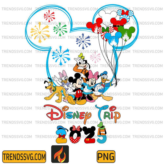 Family-Disney-Trip-2025-Png