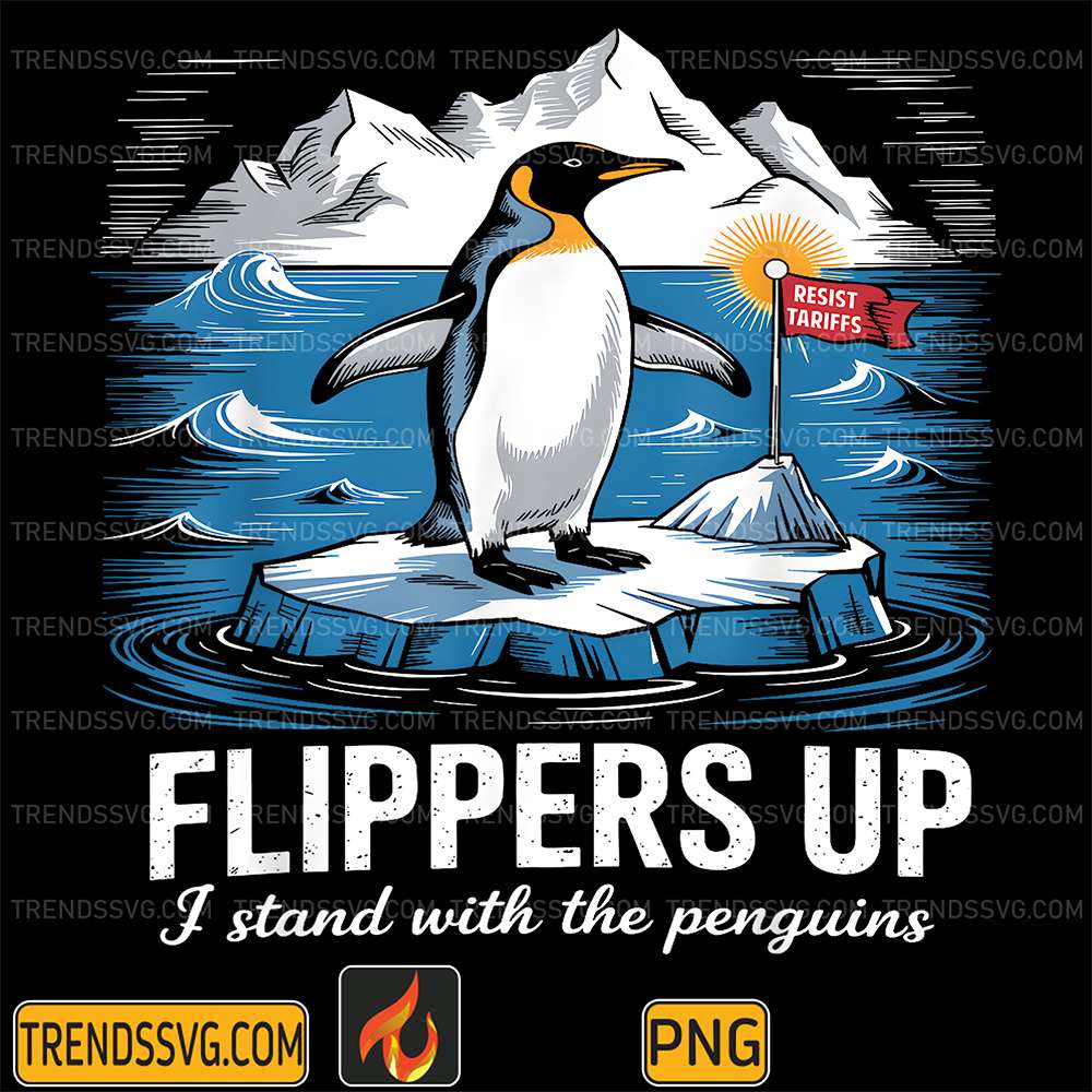 Flippers-Up-I-Stand-With-The-Penguins-Png-2