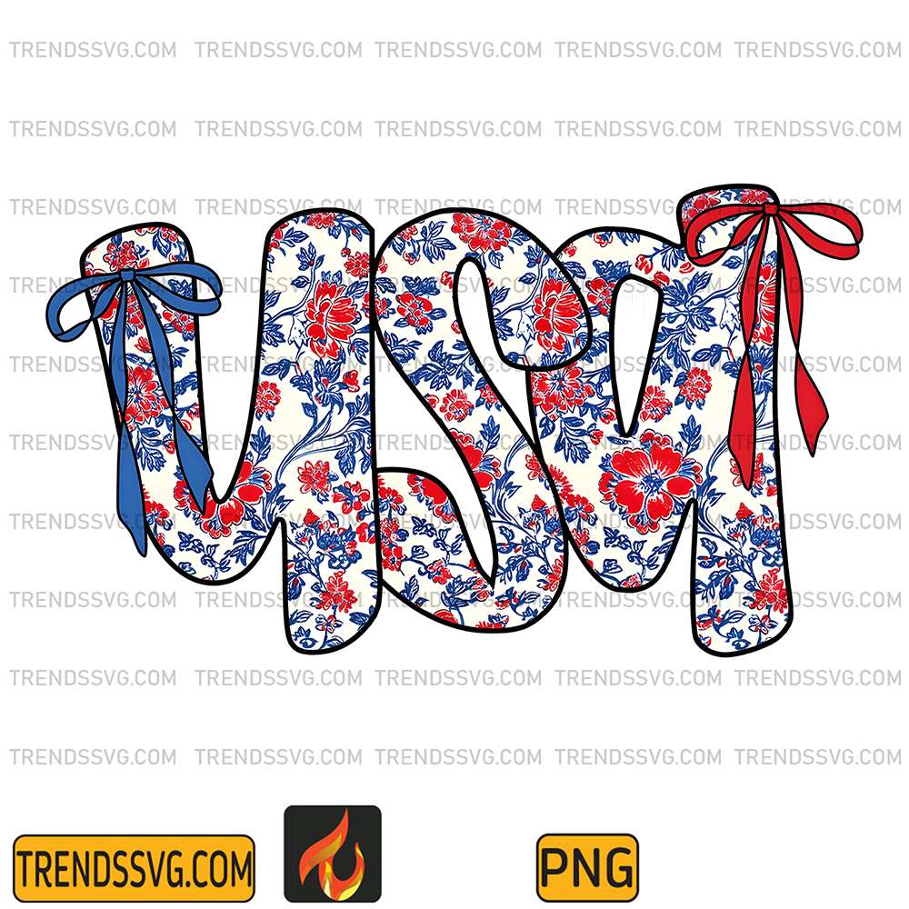 Floral-Coquette-USA-Png