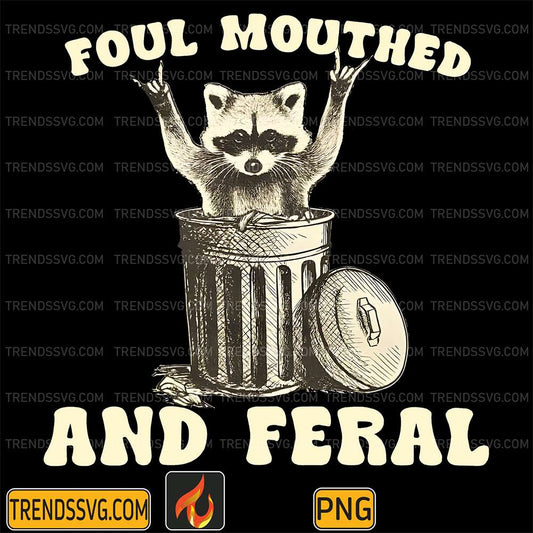 Foul-Mouthed-And-Feral-Raccoon-Png