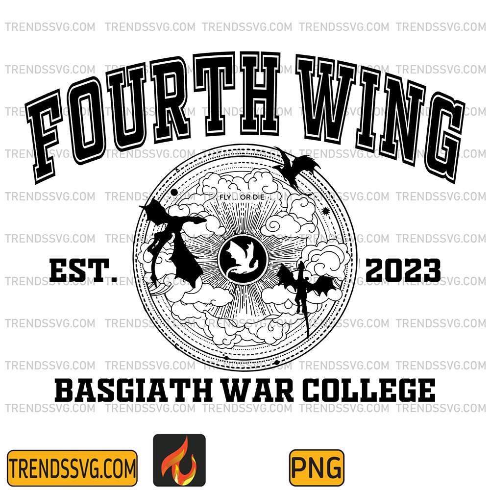 Fourth-Wing-Est-2023-Basgiath-War-College-Png
