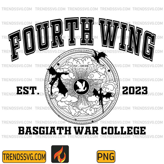 Fourth-Wing-Est-2023-Basgiath-War-College-Png