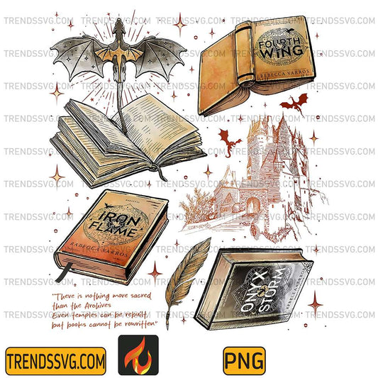 Fourth Wing Series Png TRENDSSVG
