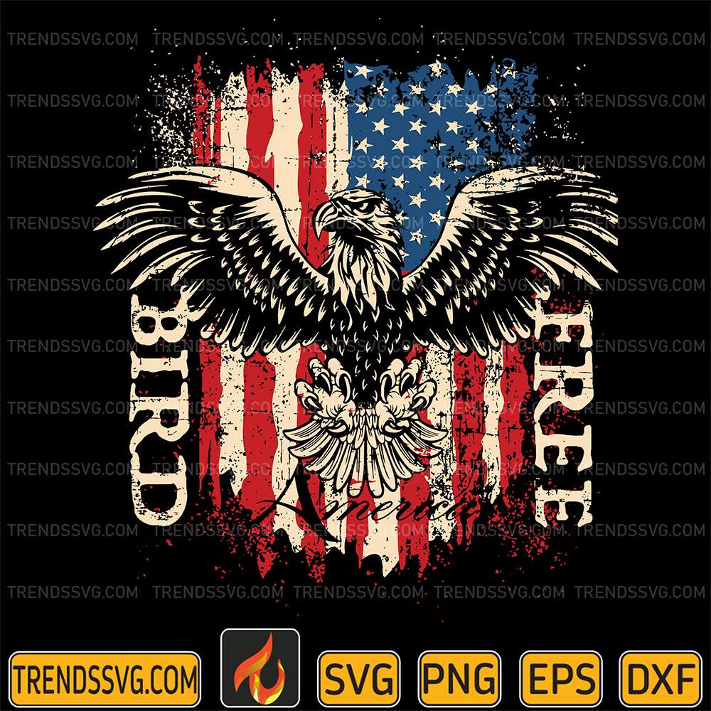 Free-Bird-4th-Of-July-Svg