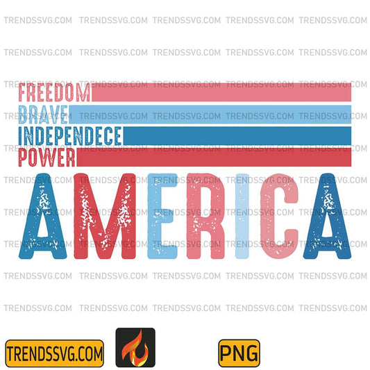 Freedom-Brave-Independece-Power-America-4th-Of-July-Png