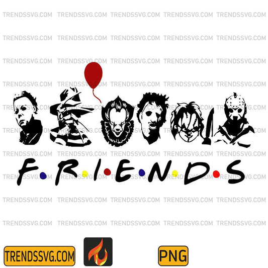 Friends-Balloon-Horror-Character-Halloween-Png-1