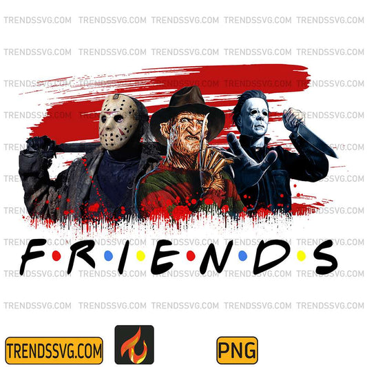 Friends-Jason-Myers-Freddy-Horror-Character-Halloween-Png