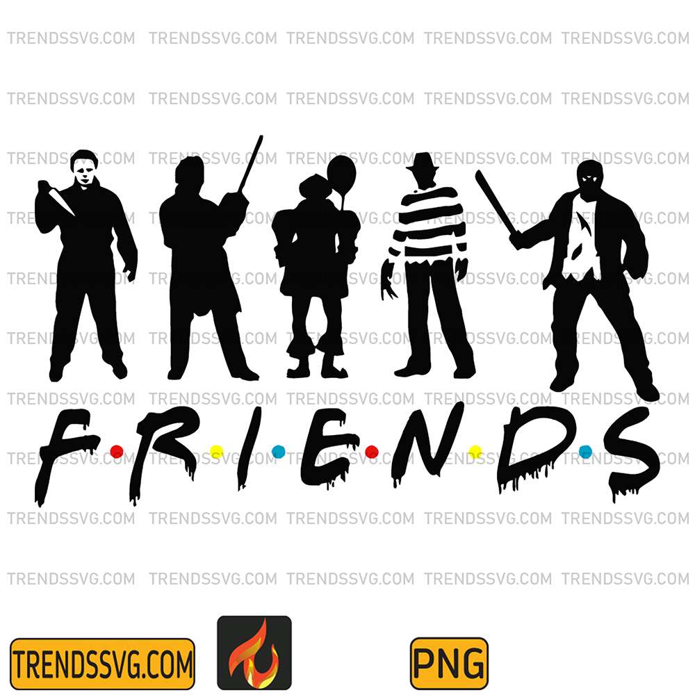 Friends-Scary-Movie-Character-Halloween-Png-2
