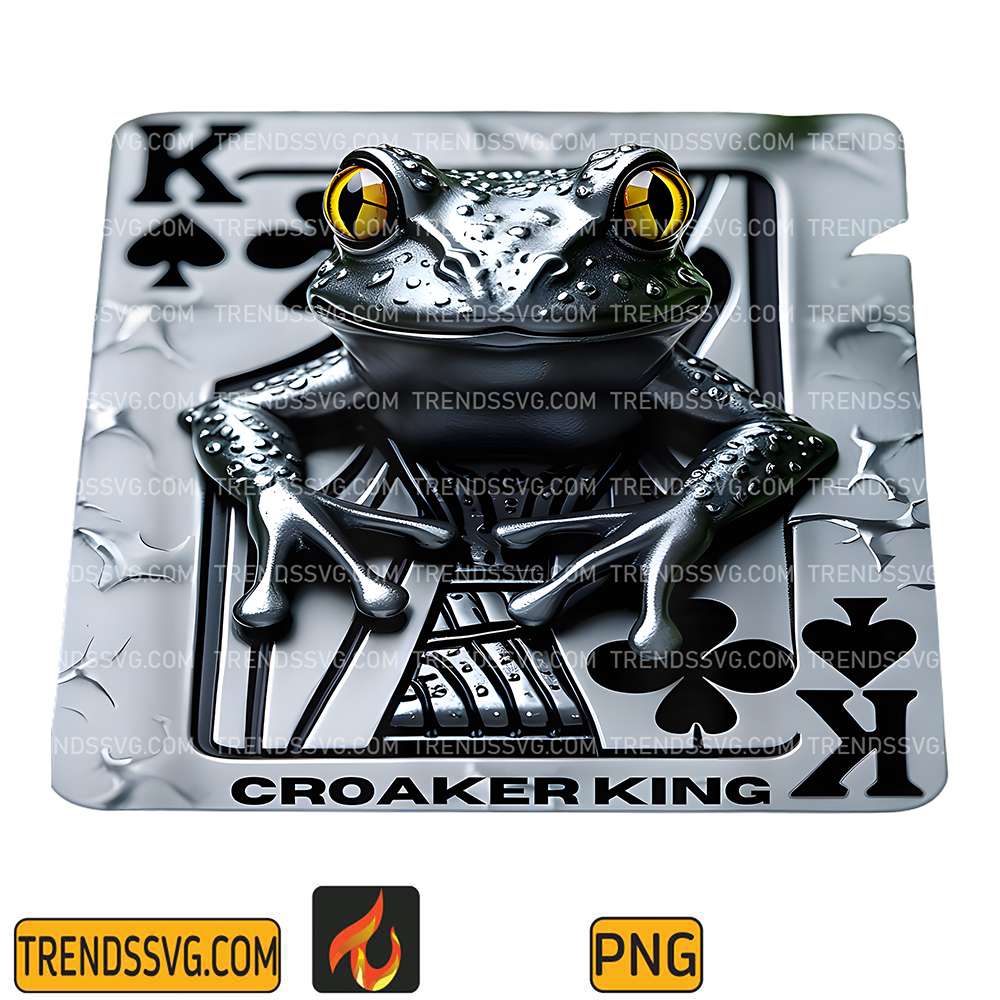 Funny-Poker-Frog-Toad-Texas-Hold-em-King-Of-Spade-Png