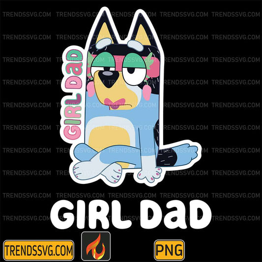 Girl-Dad-Bluey-Png