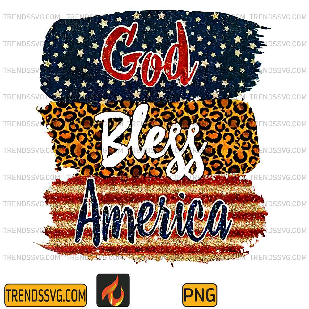 God-Bless-America-4th-Of-July-Png