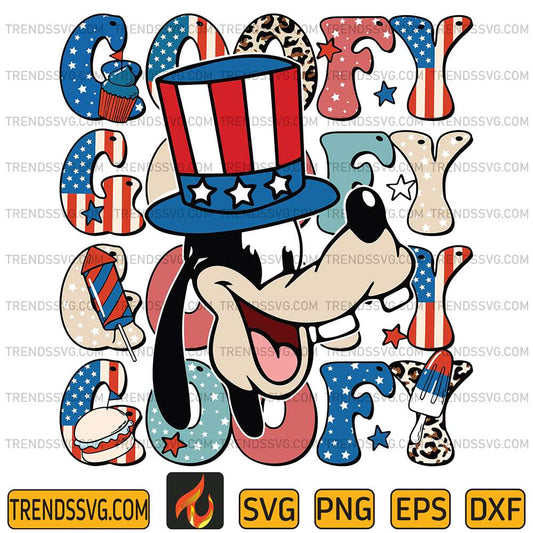 Goofy-American-4th-Of-July-Svg