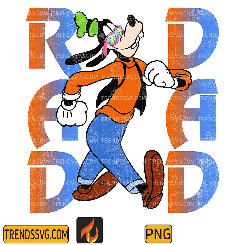 Goofy Rad Dad Png TRENDSSVG