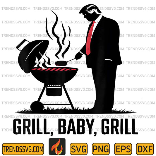 Grill-Baby-Grill-Trump-4th-Of-July-BBQ-Svg