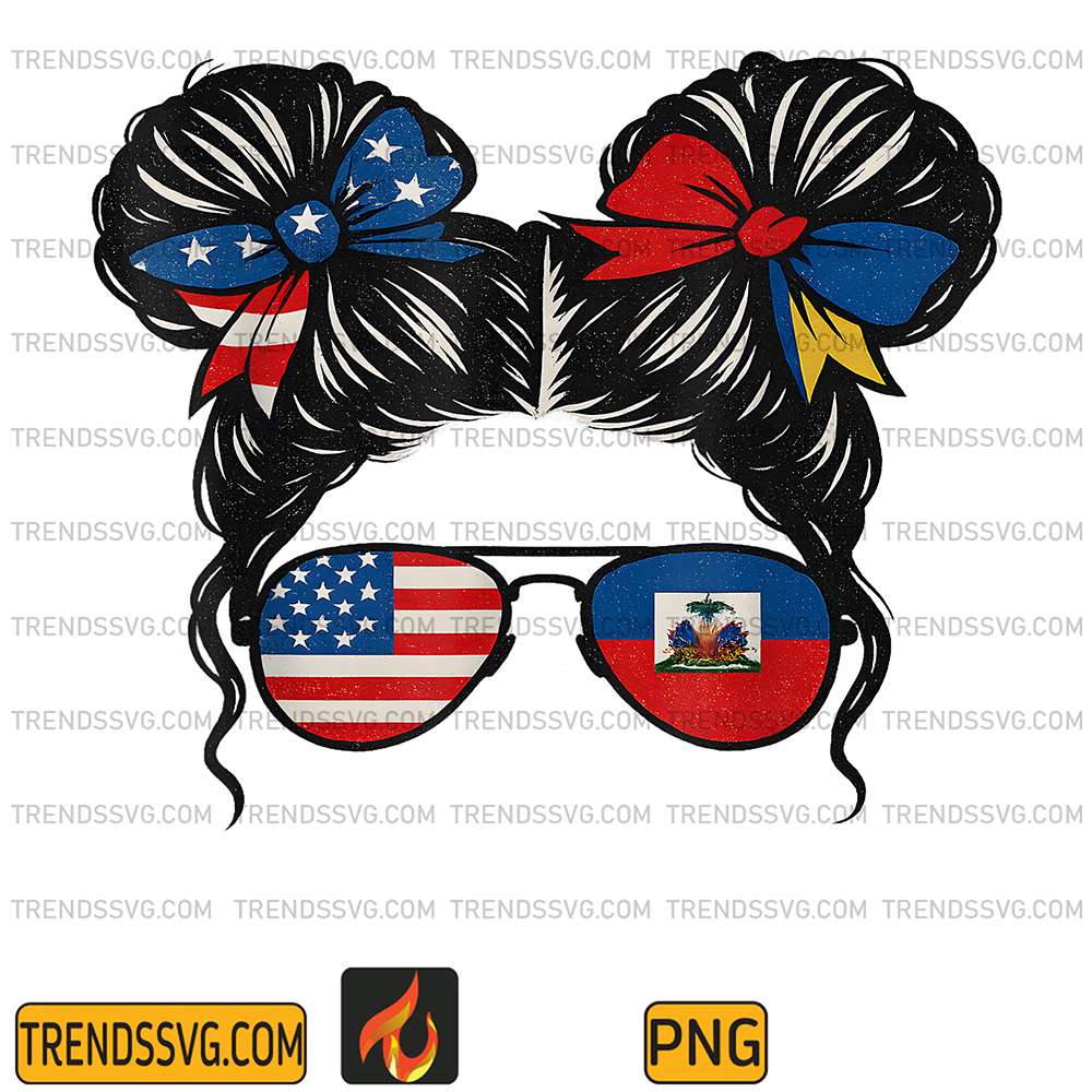 Haitian-Queen-Haiti-America-Black-Women-Girls-Haitian-Flag-Png