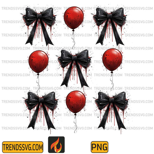Halloween Coquette Bow Png TRENDSSVG