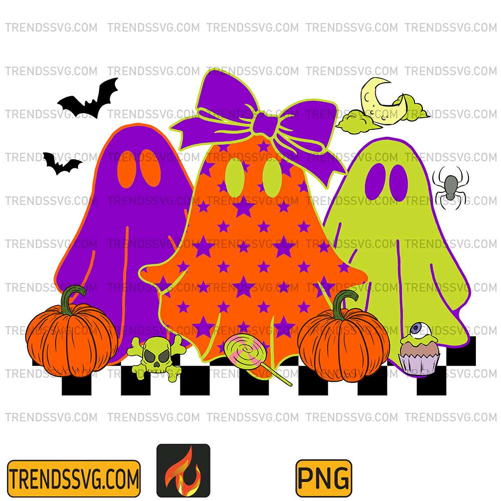 Halloween-Ghost-Neon-Png