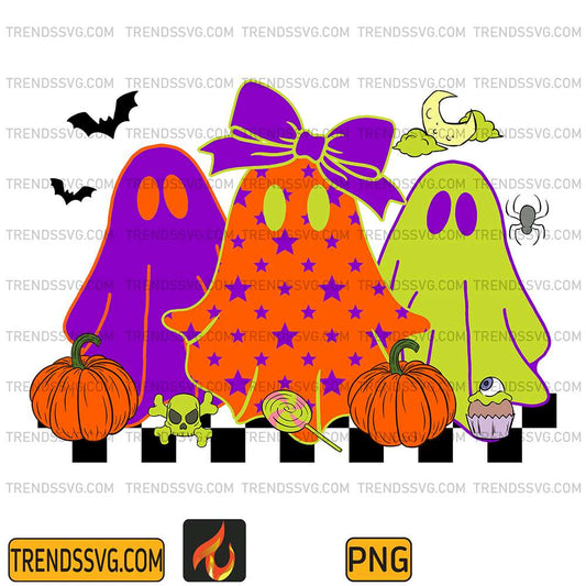 Halloween-Ghost-Neon-Png